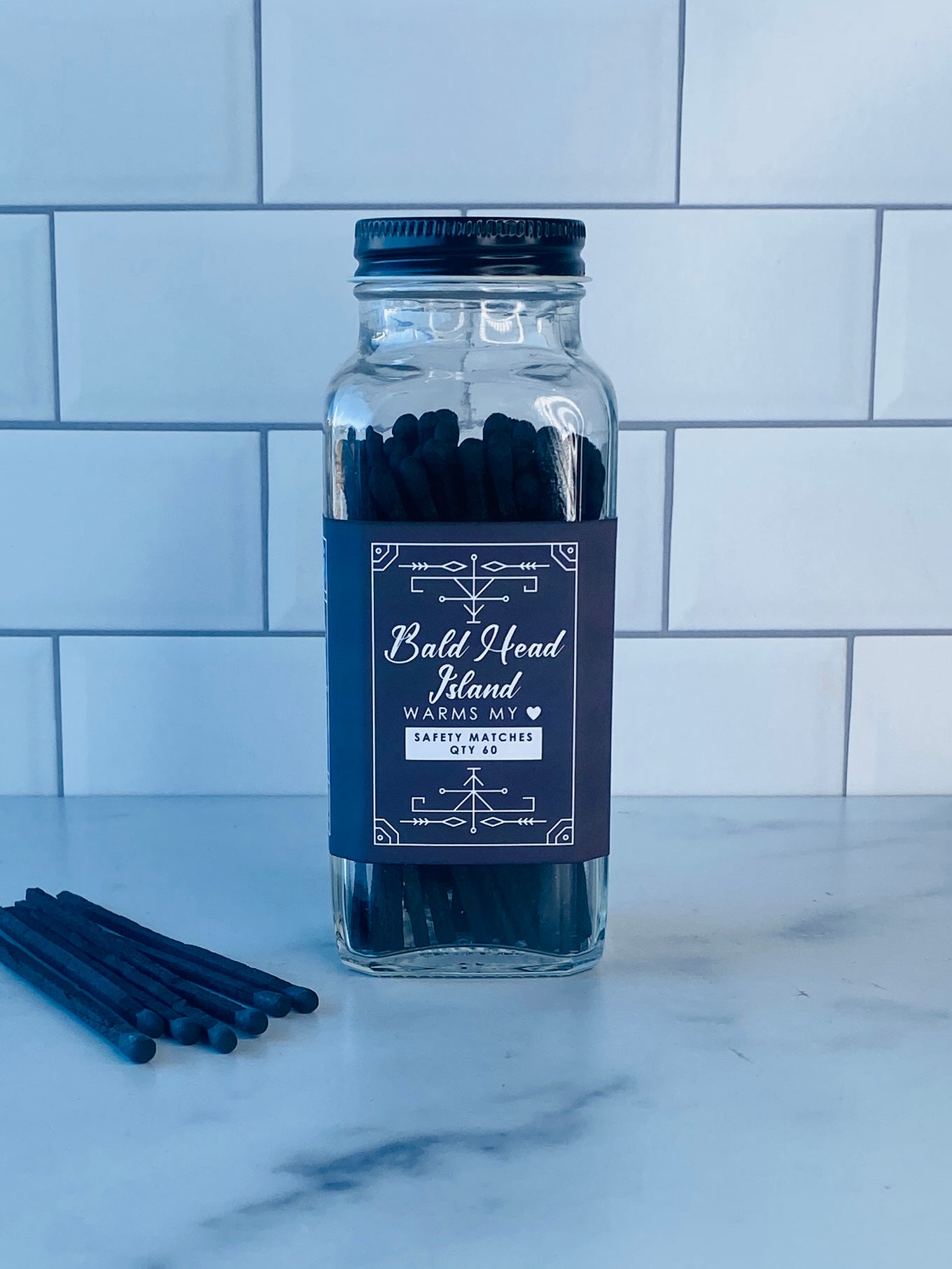 Bald Head Island Safety Matches - Bald Head Island Warms My Heart