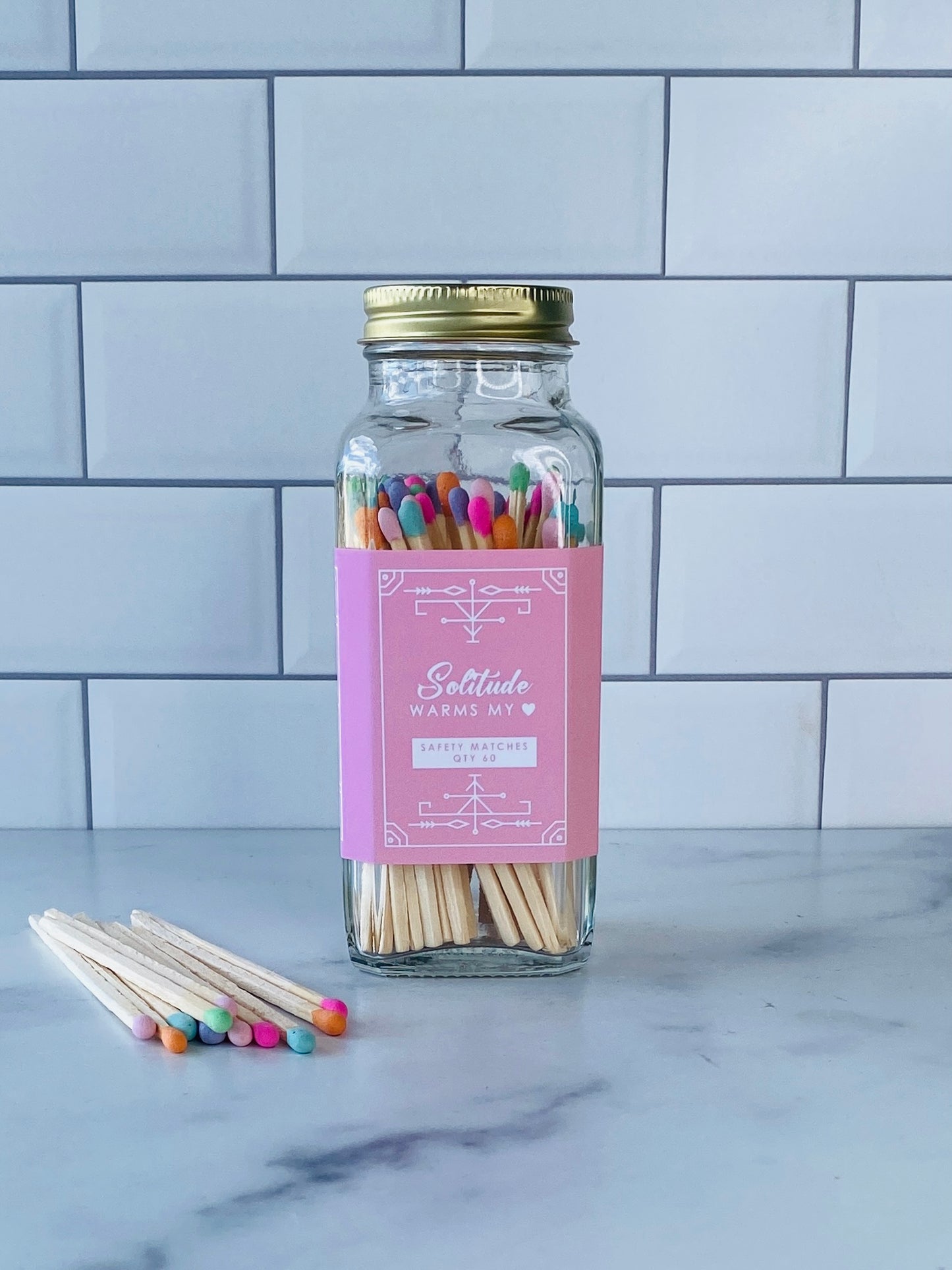 Solitude Safety Matches - Solitude Warms My Heart