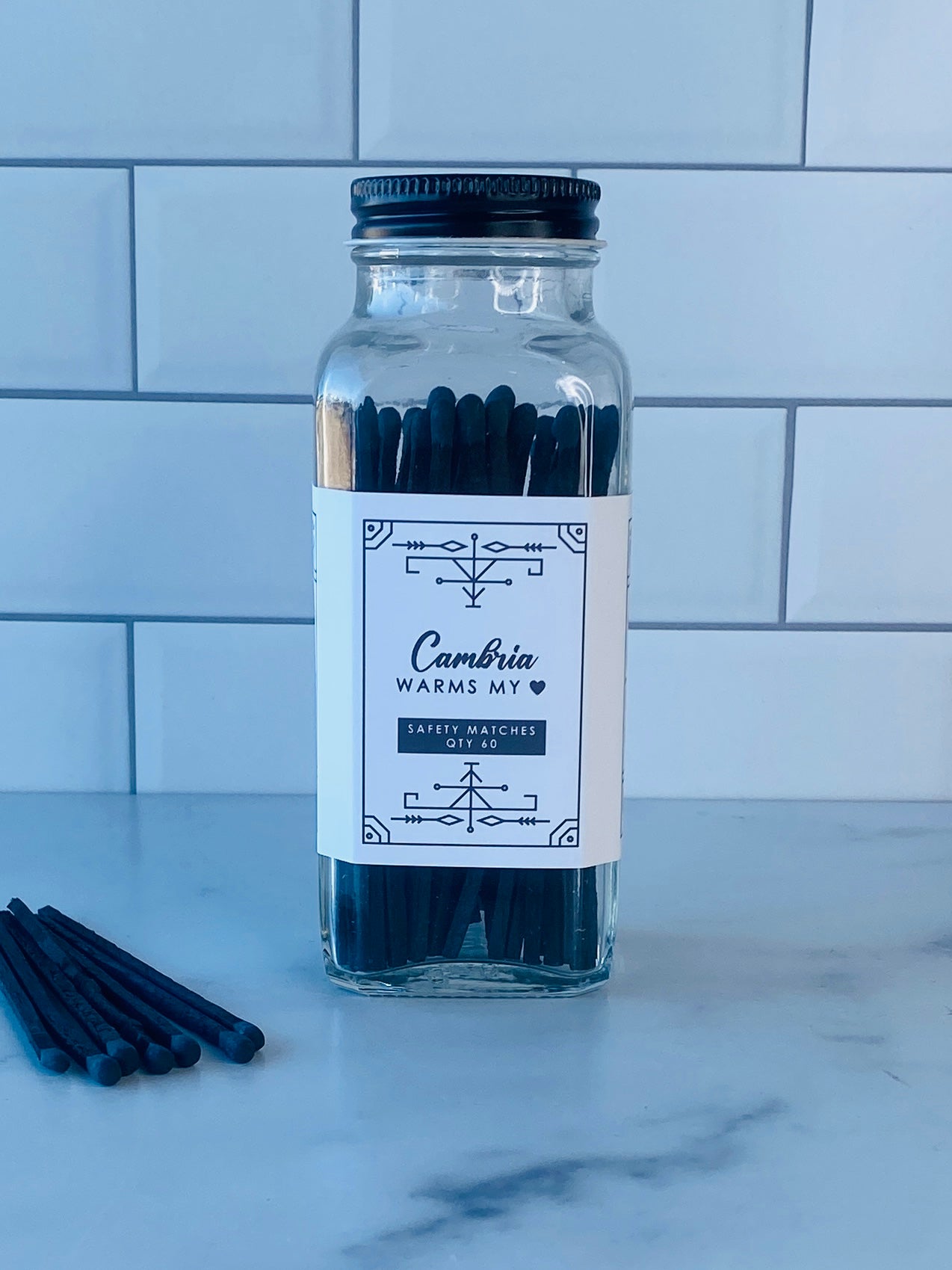 Cambria Safety Matches - Cambria Warms My Heart