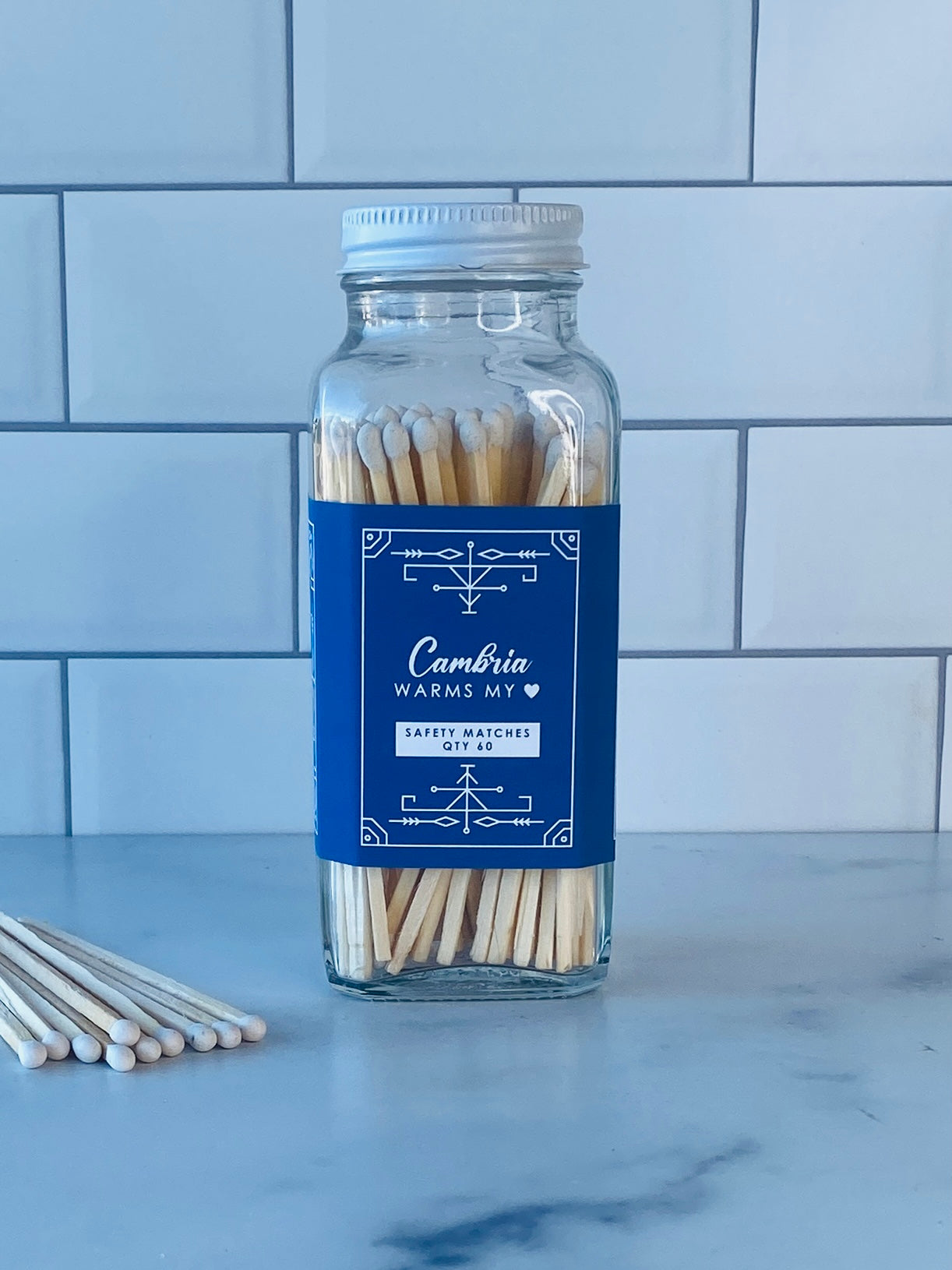 Cambria Safety Matches - Cambria Warms My Heart
