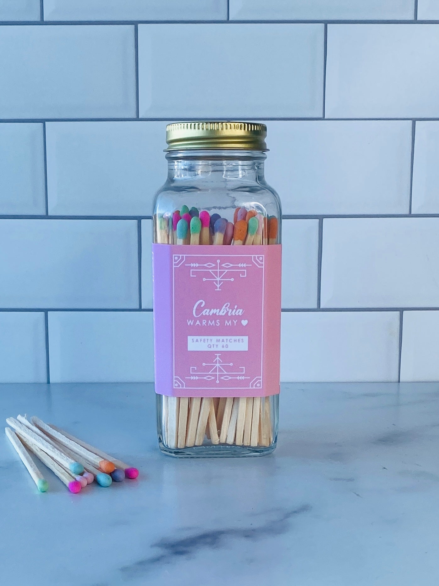 Cambria Safety Matches - Cambria Warms My Heart