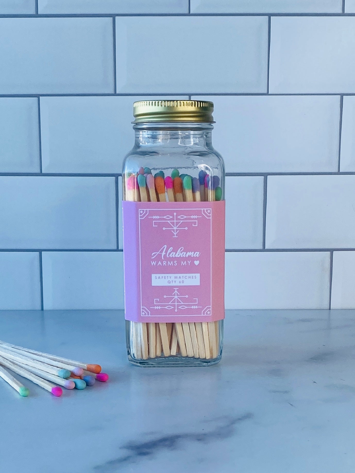 Alabama Safety Matches - Alabama Warms My Heart