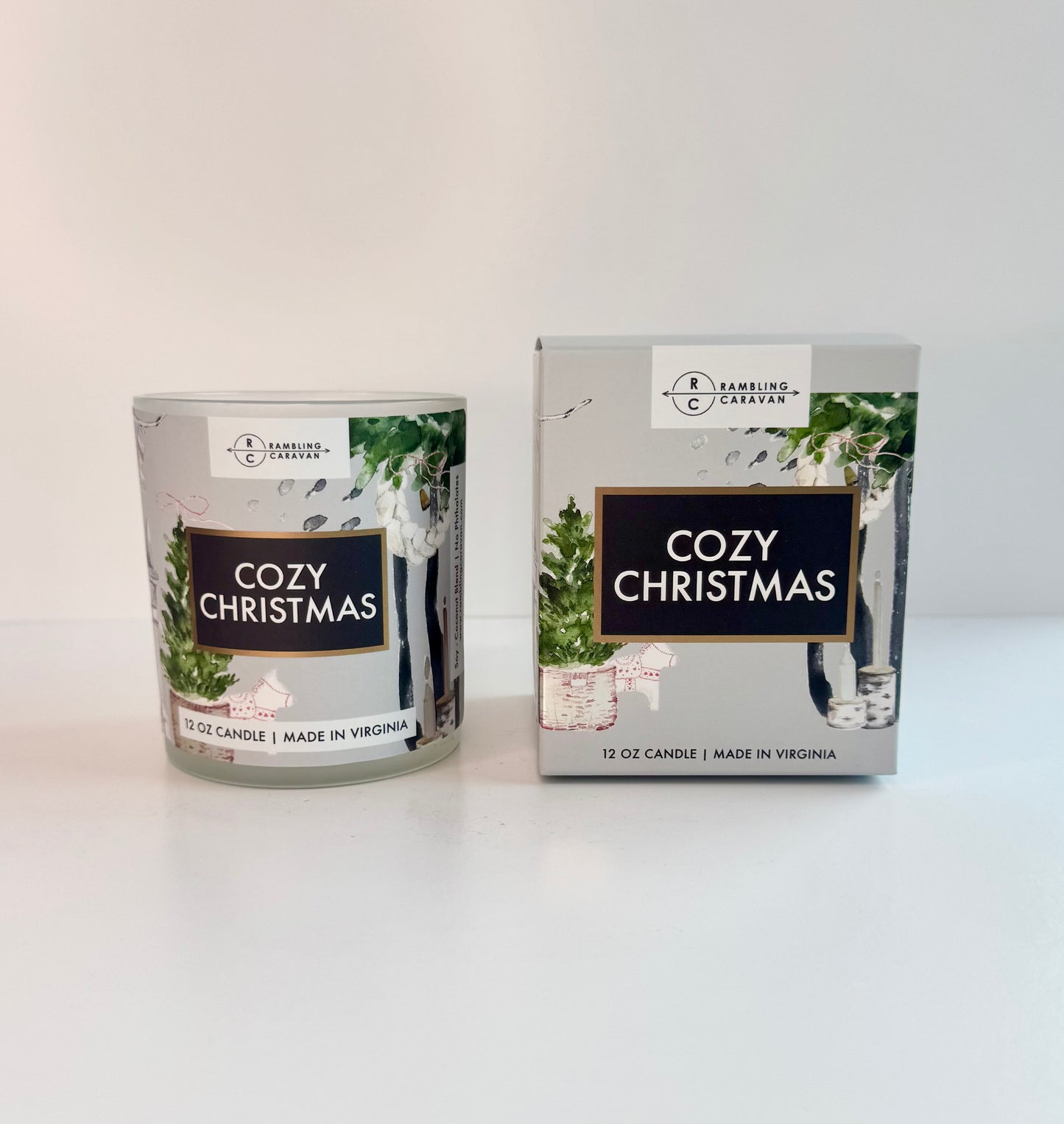 Cozy Christmas Candle | Luxe Winter Candle Collection |