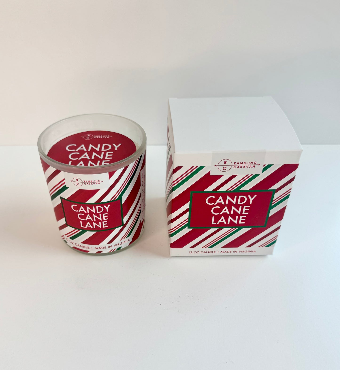 Candy Cane Lane Candle | Luxe Winter Candle Collection |