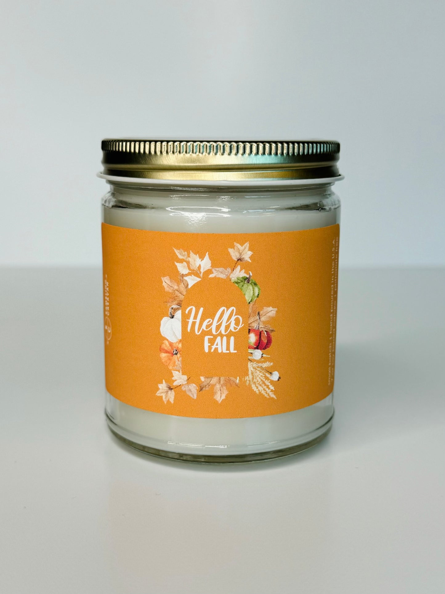 Hello Fall Candle