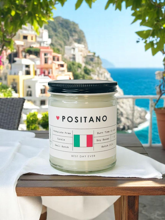 Positano, Italy Candle