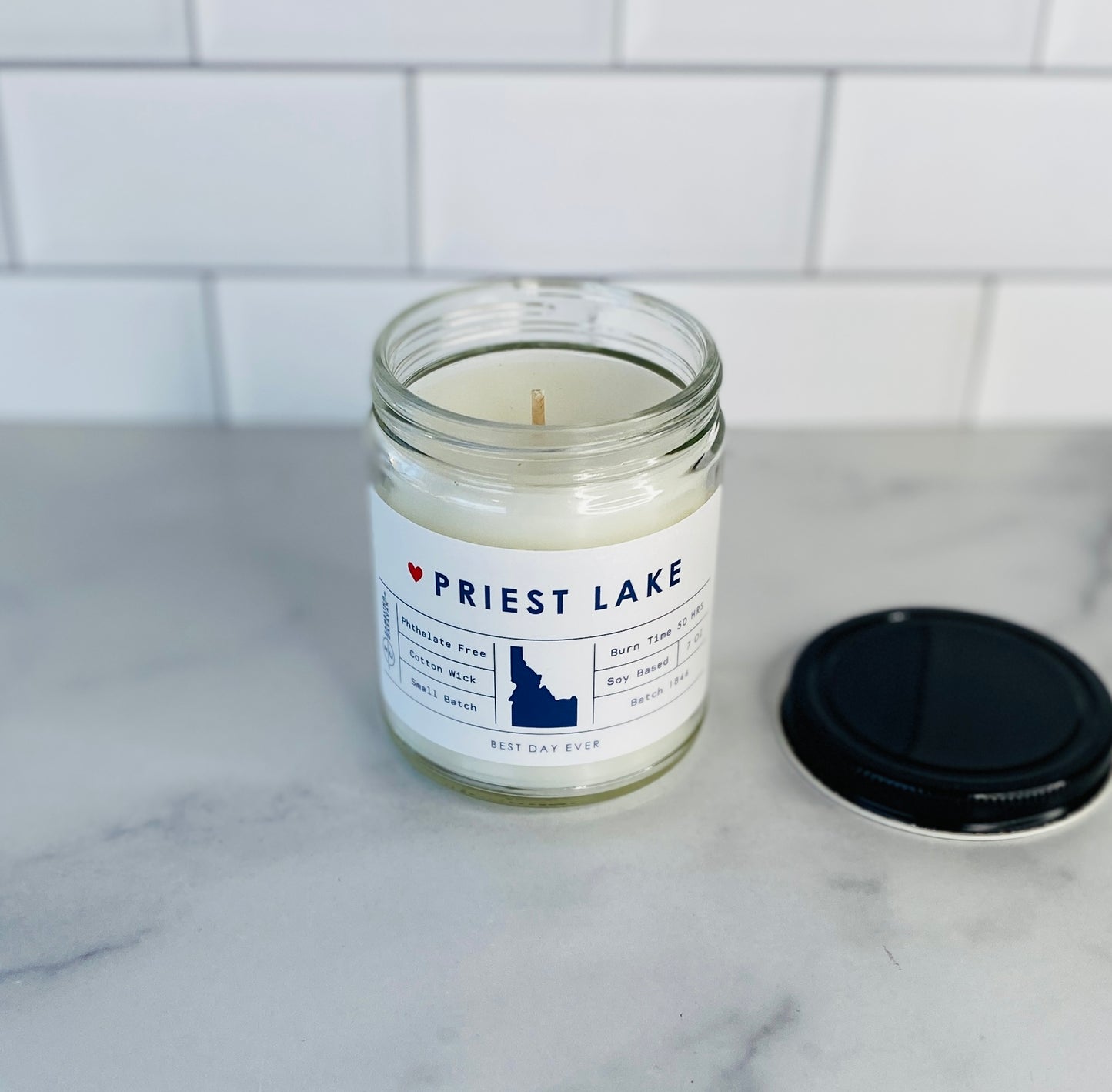 Priest Lake, ID Candle