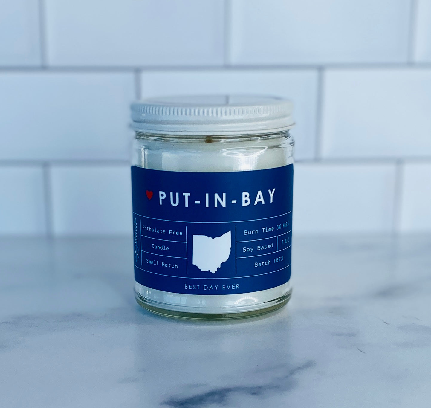 Put-In-Bay, Lake Erie, OH Candle