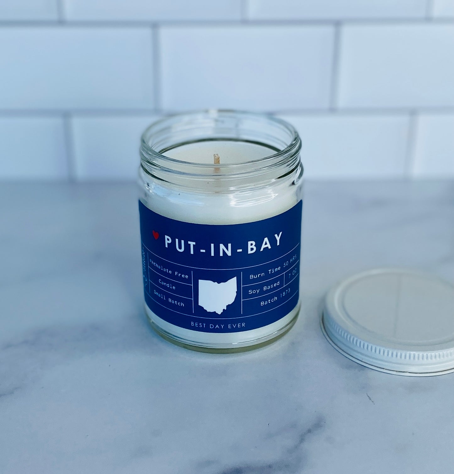 Put-In-Bay, Lake Erie, OH Candle