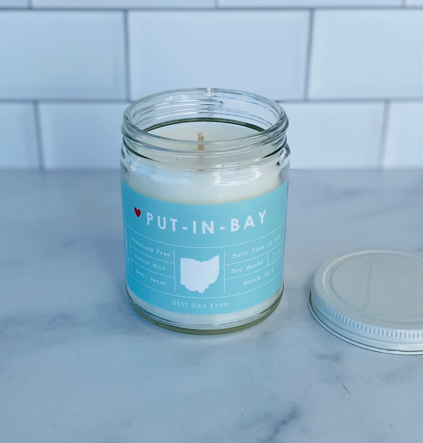 Put-In-Bay, Lake Erie, OH Candle