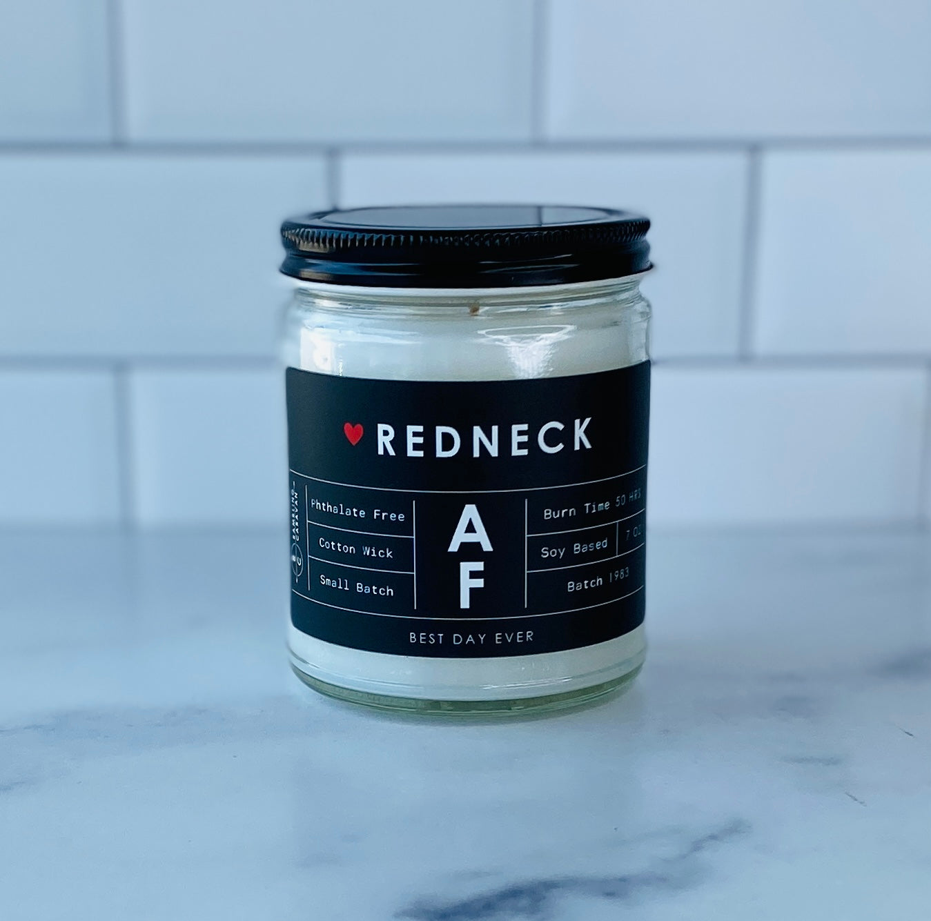 Redneck AF Candle