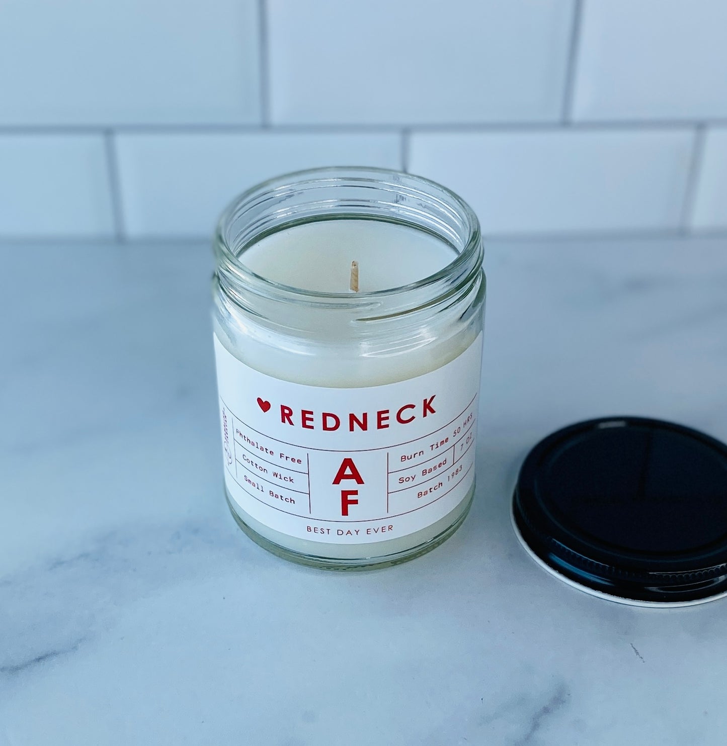Redneck AF Candle