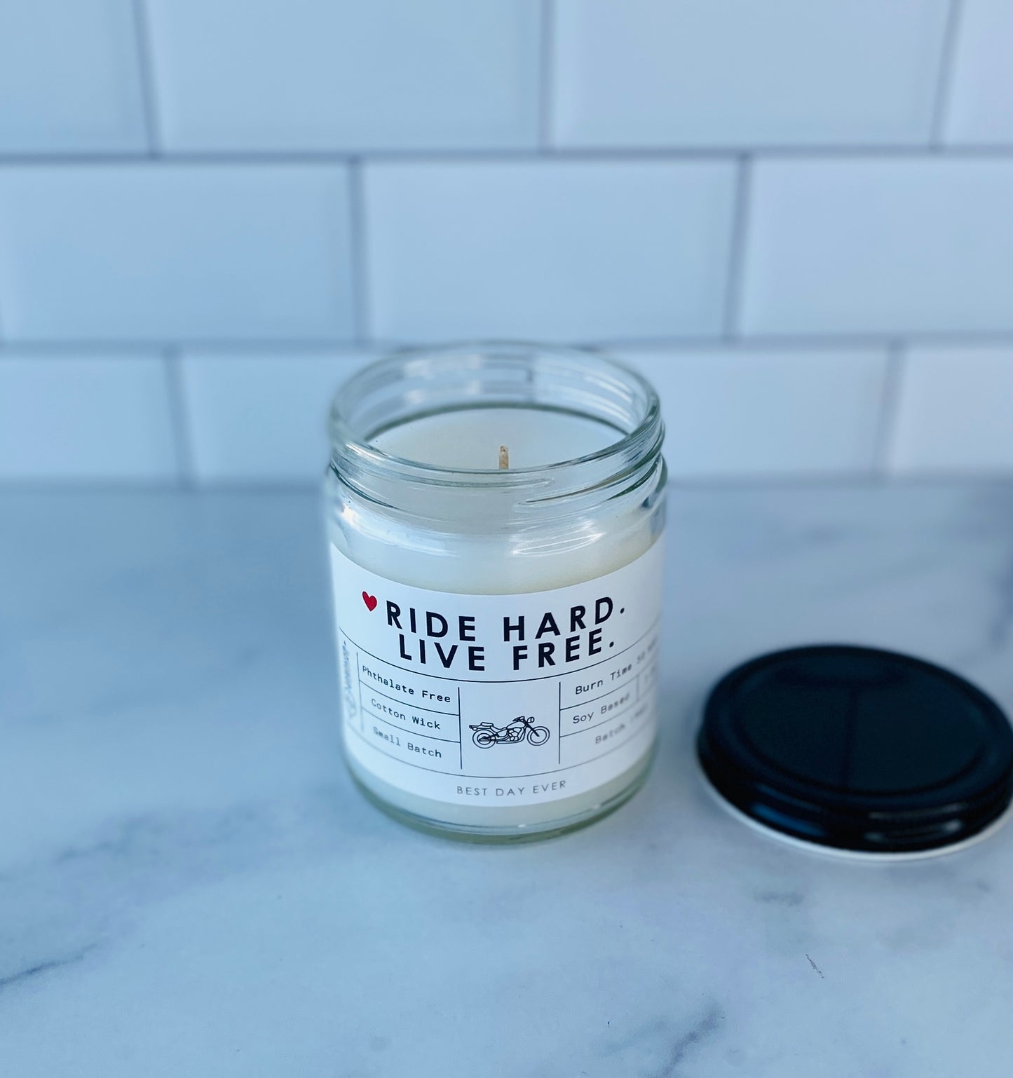 Ride Hard, Live Free Candle