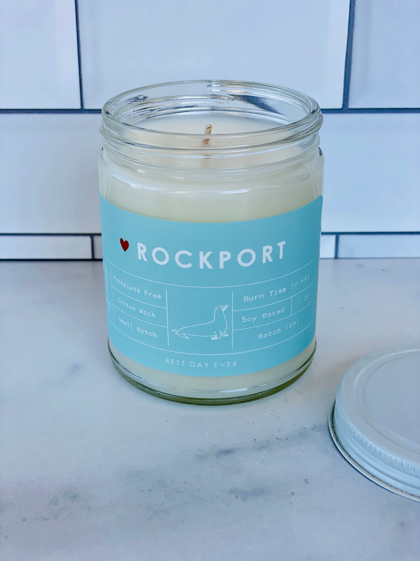 Rockport, MA Candle