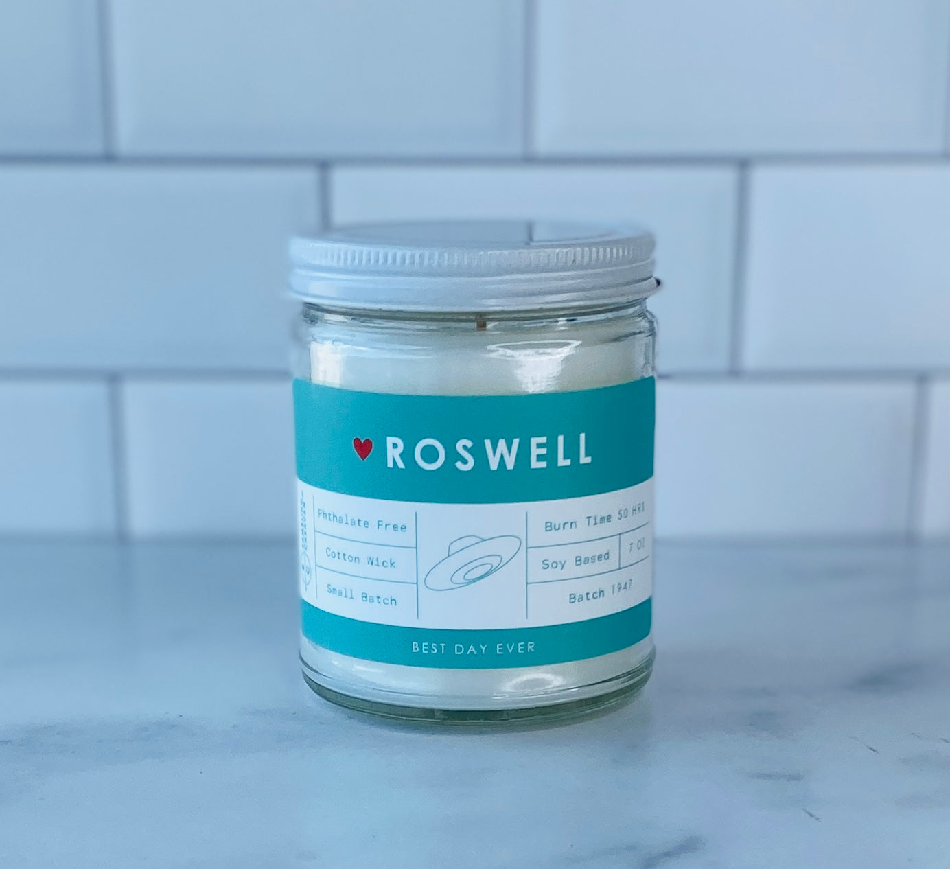 Roswell, NM Candle