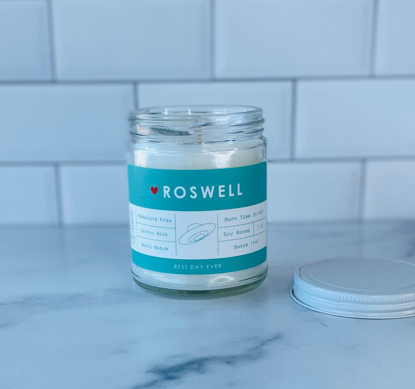 Roswell, NM Candle