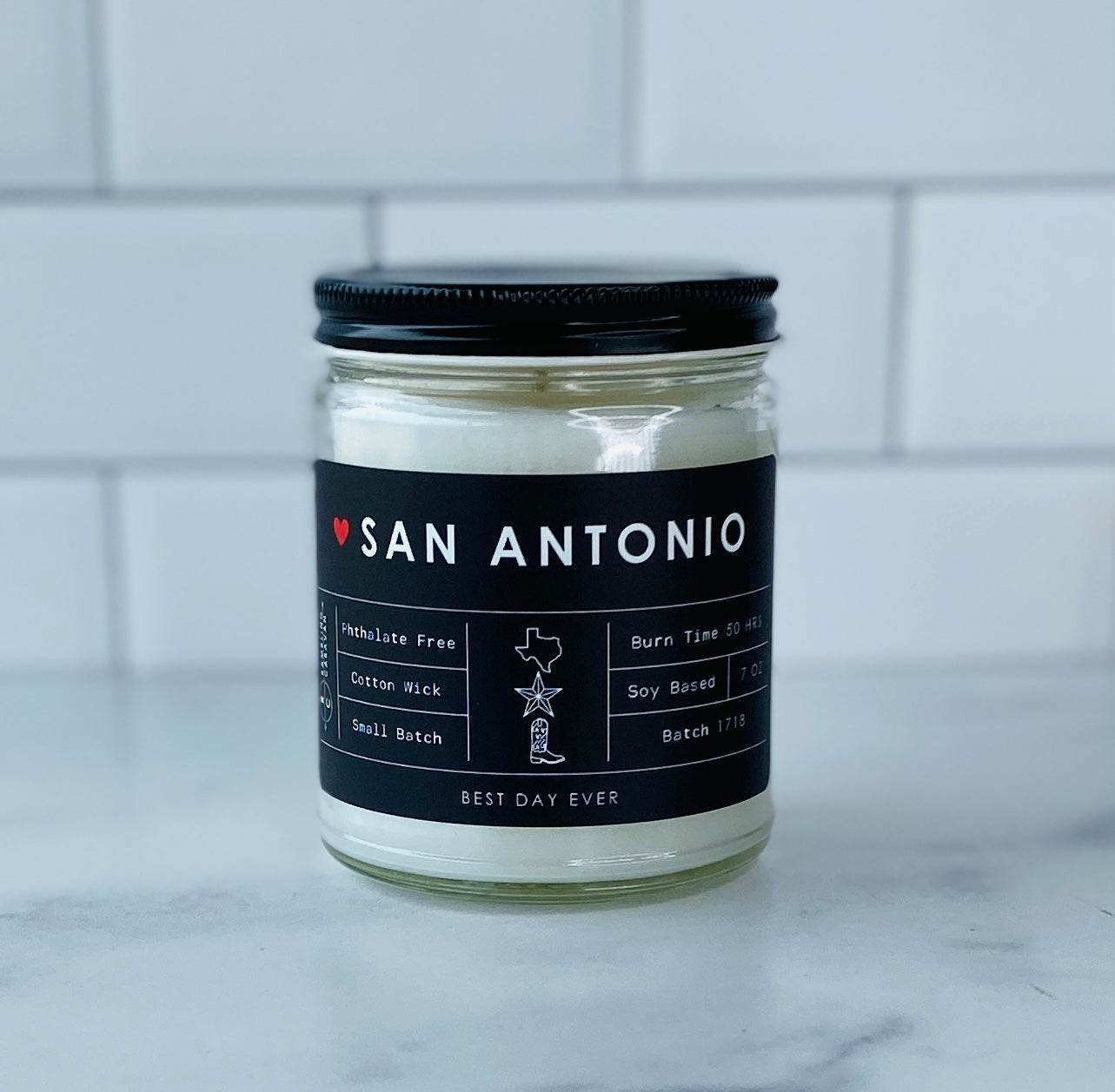 San Antonio, TX Candle