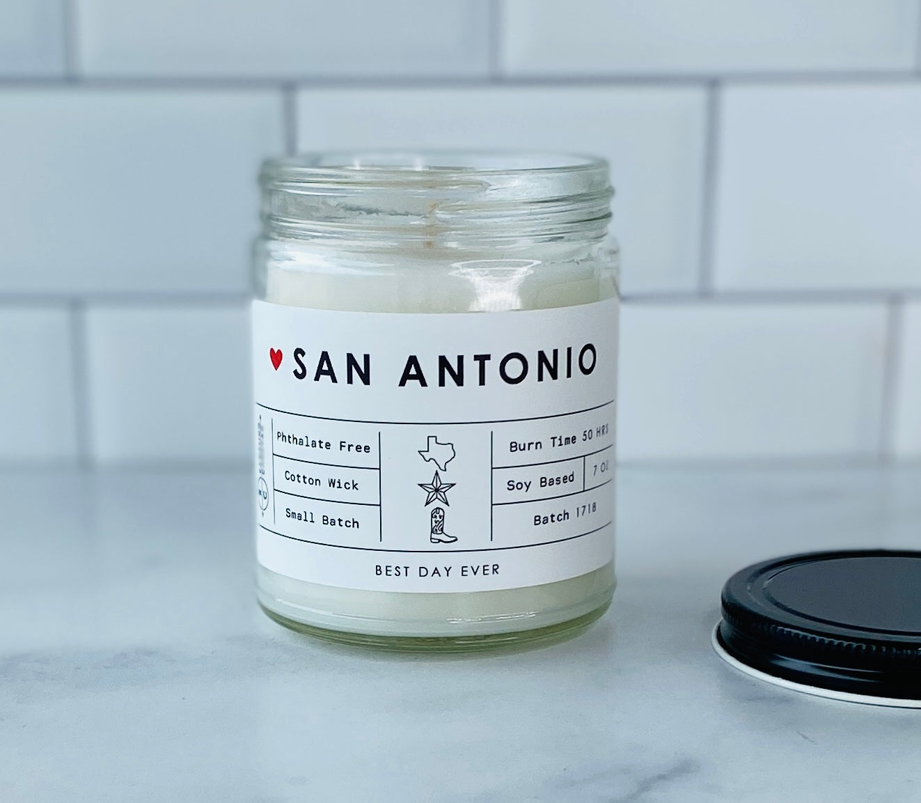 San Antonio, TX Candle