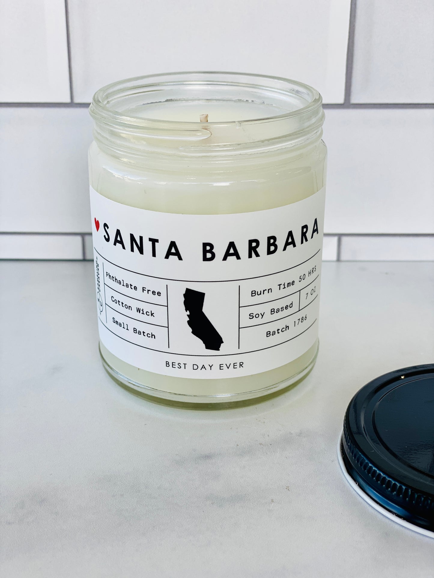 Santa Barbara, CA Candle