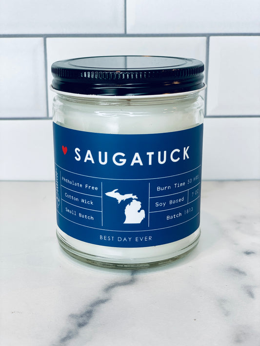 Saugatuck, MI Candle