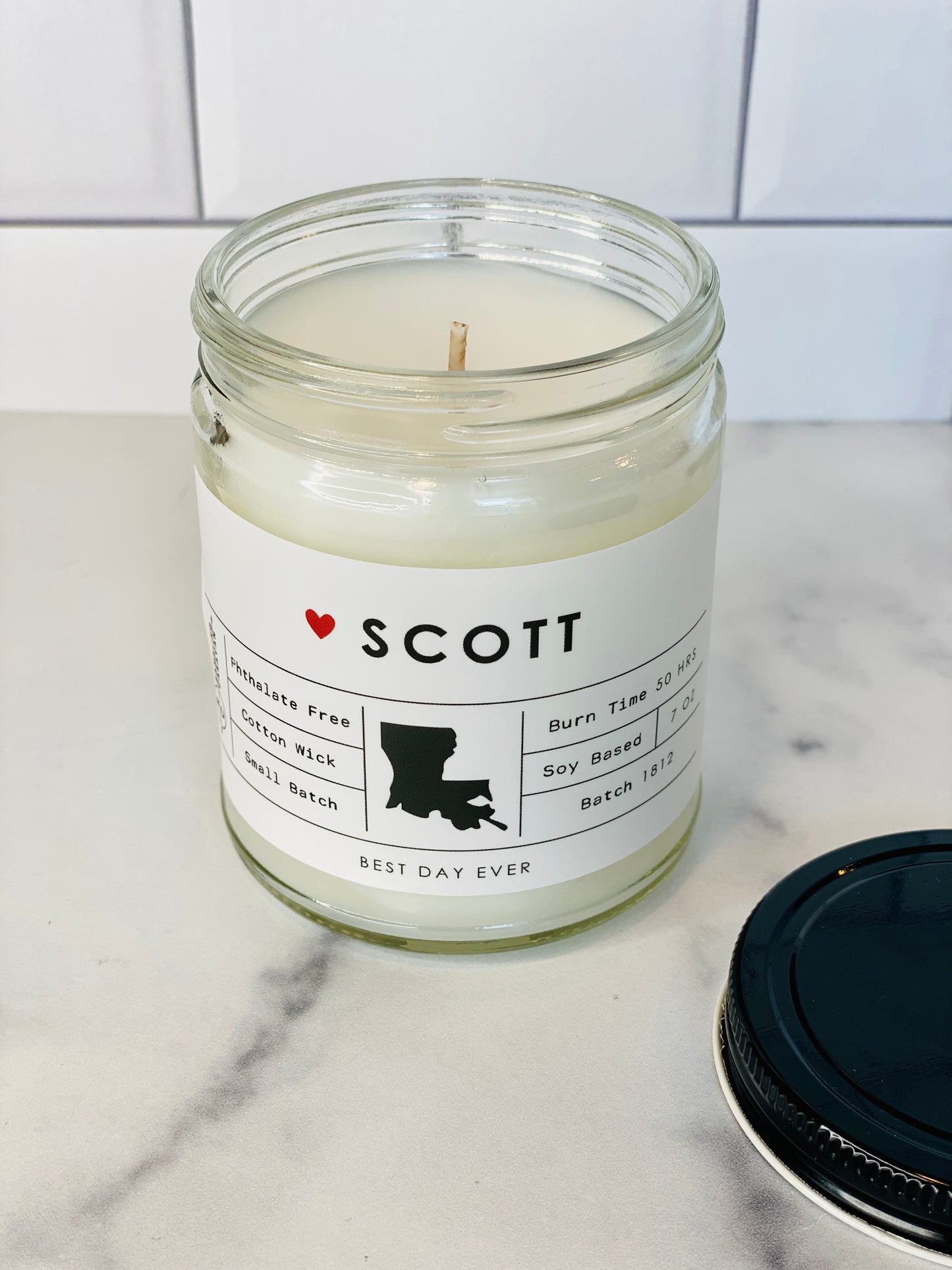 Scott, LA Candle