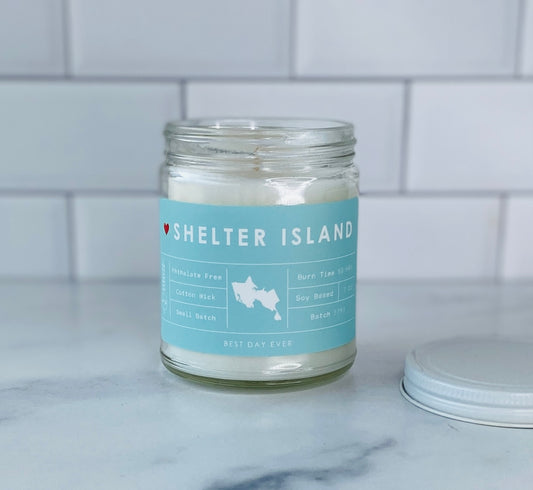 Shelter Island, NY Candle
