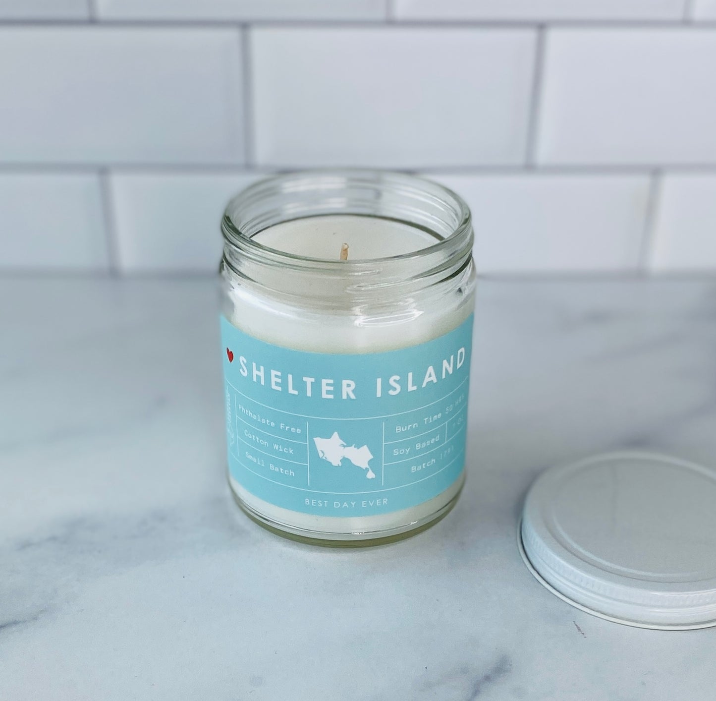 Shelter Island, NY Candle