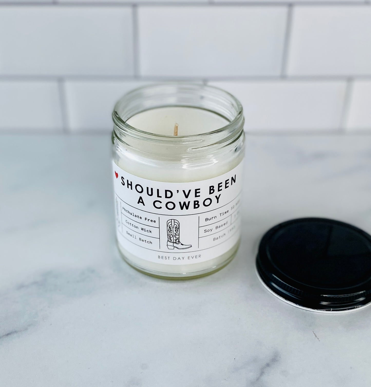 Should've Been A Cowboy Candle
