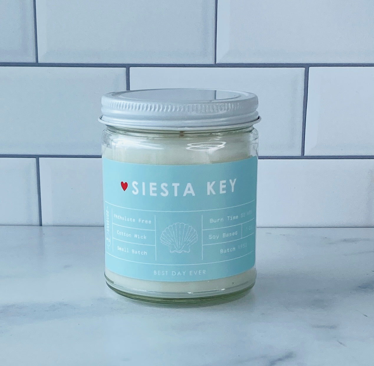 Siesta Key, FL Candle