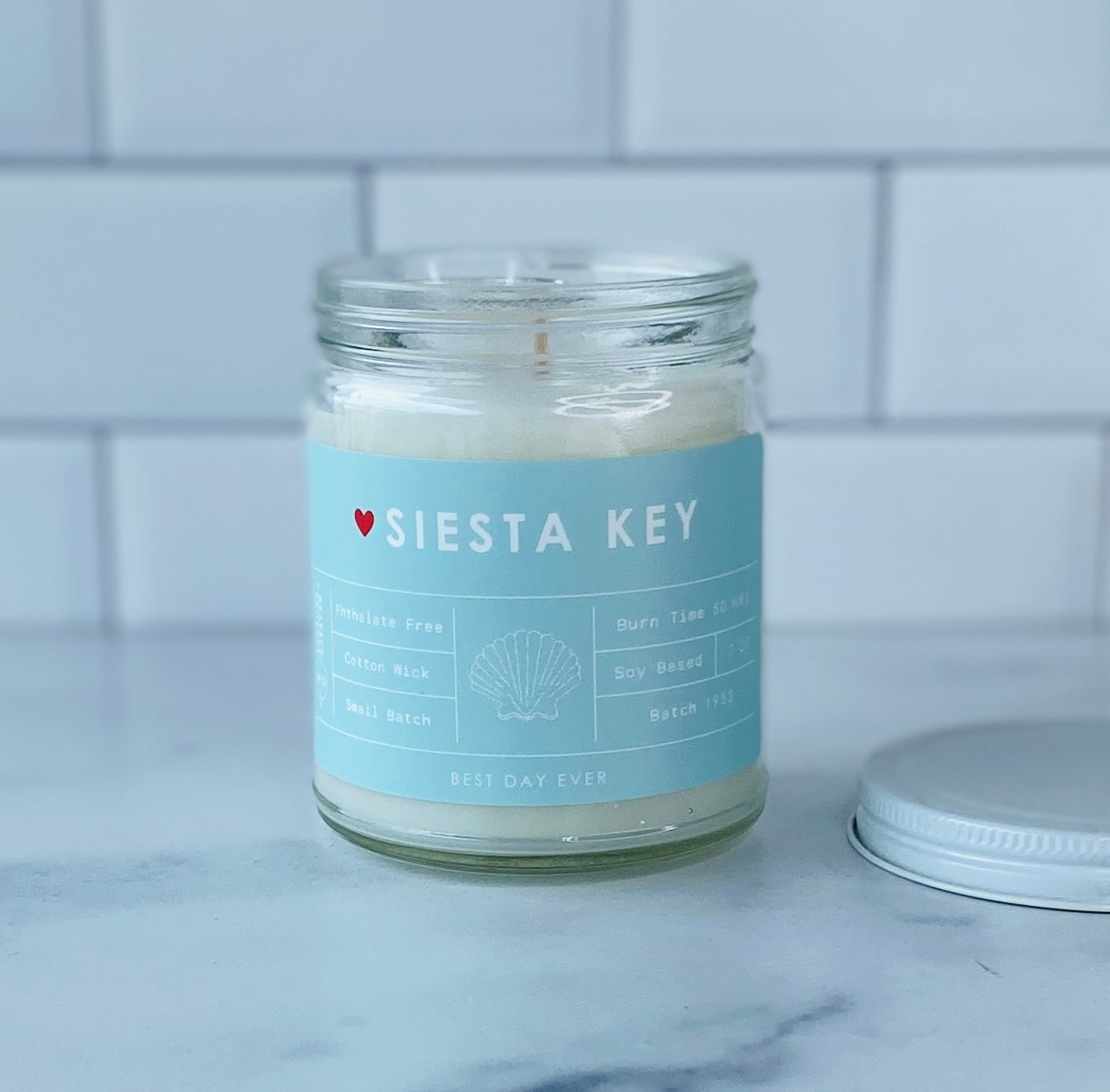 Siesta Key, FL Candle