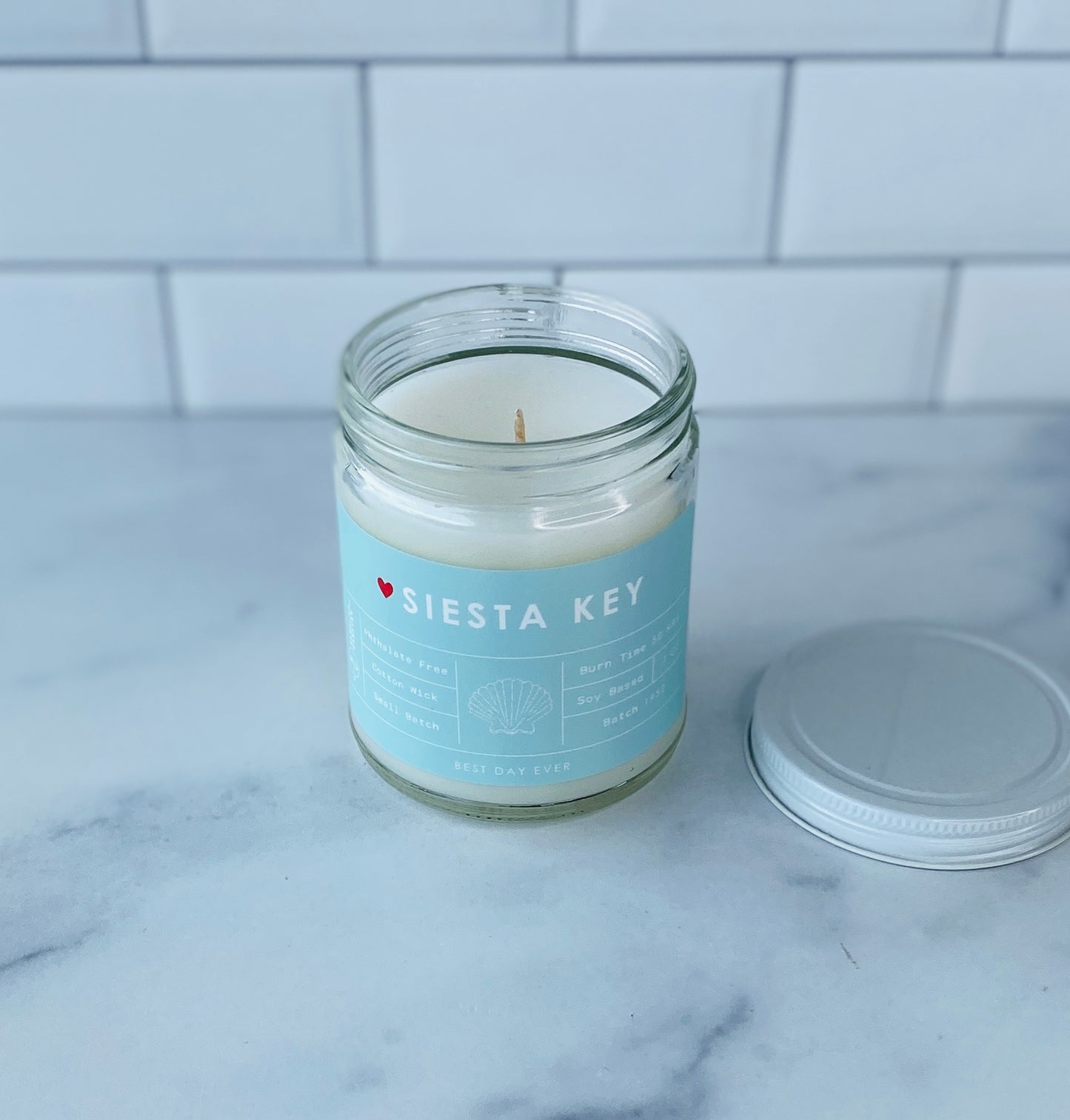 Siesta Key, FL Candle