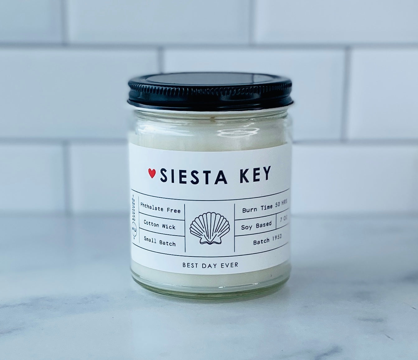 Siesta Key, FL Candle