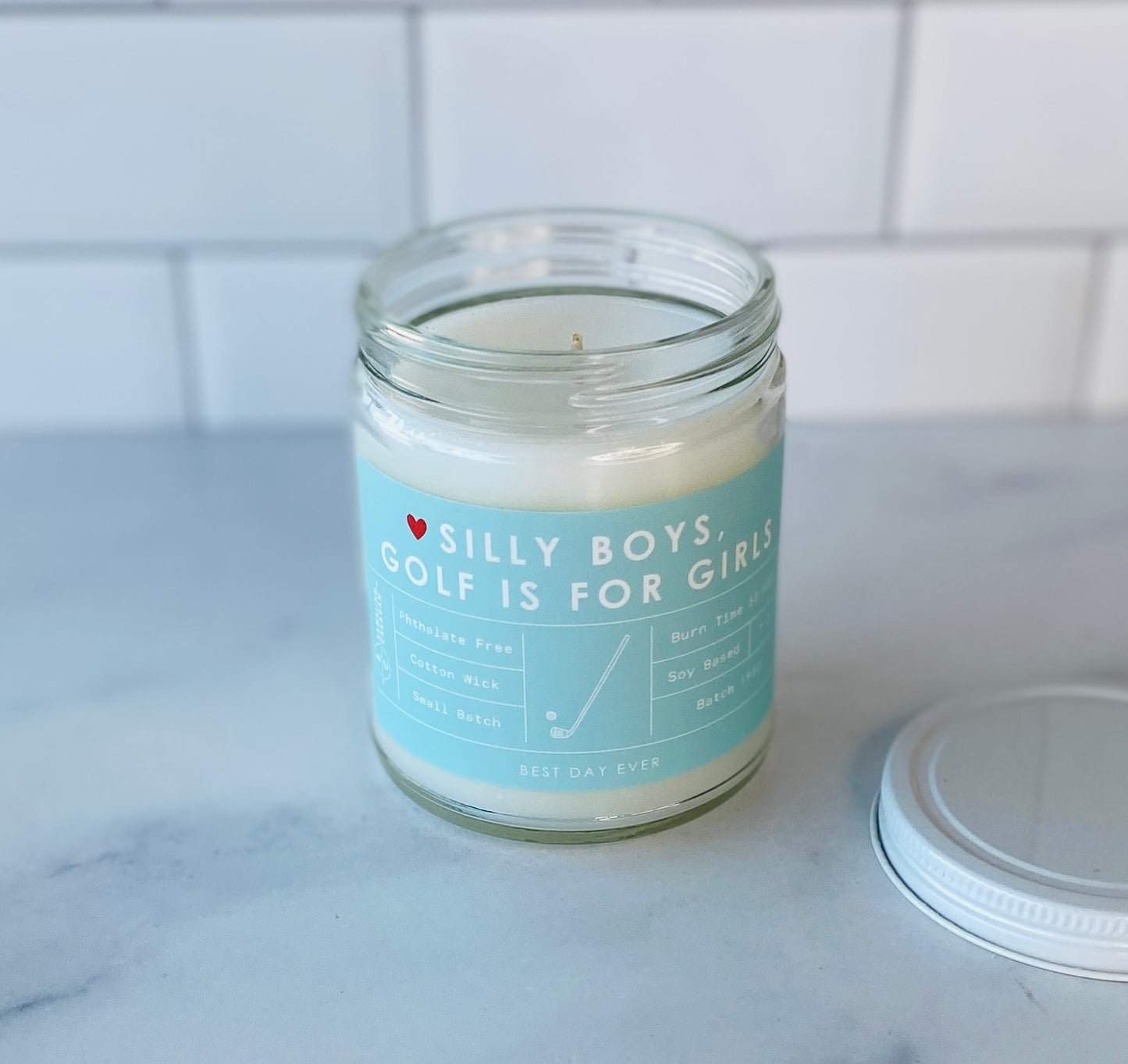 Silly Boys, Golf Is For Girls Candle