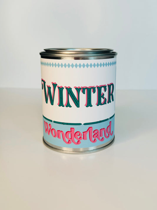 Winter Wonderland - Paint Tin Candle