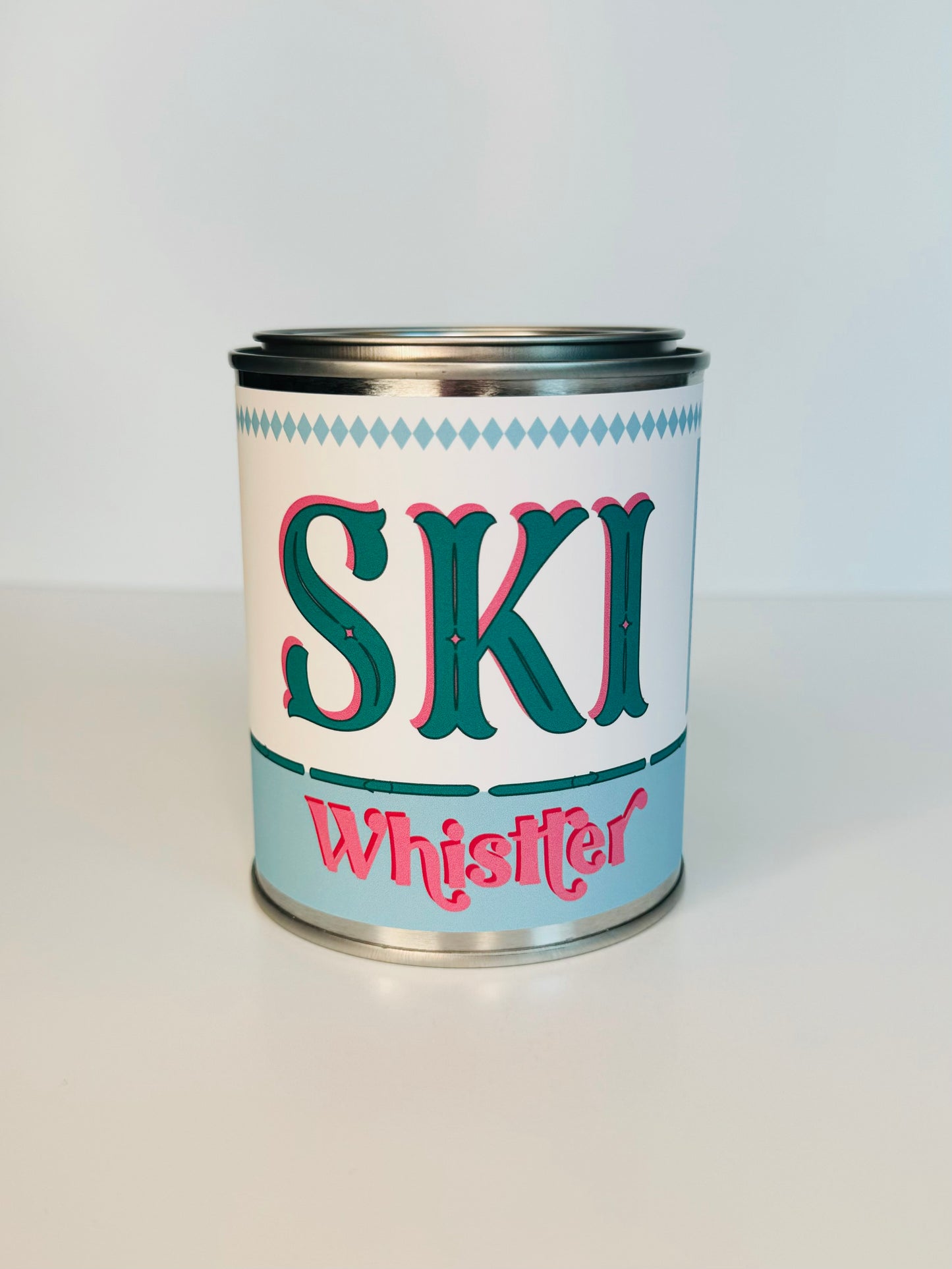 Ski Whistler - Paint Tin Candle