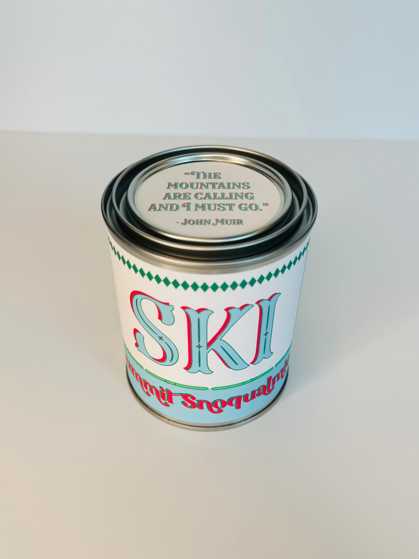 Ski Summit Snoqualmie - Paint Tin Candle