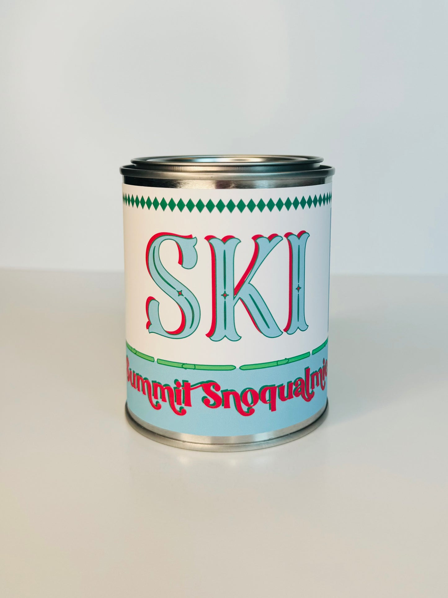 Ski Summit Snoqualmie - Paint Tin Candle