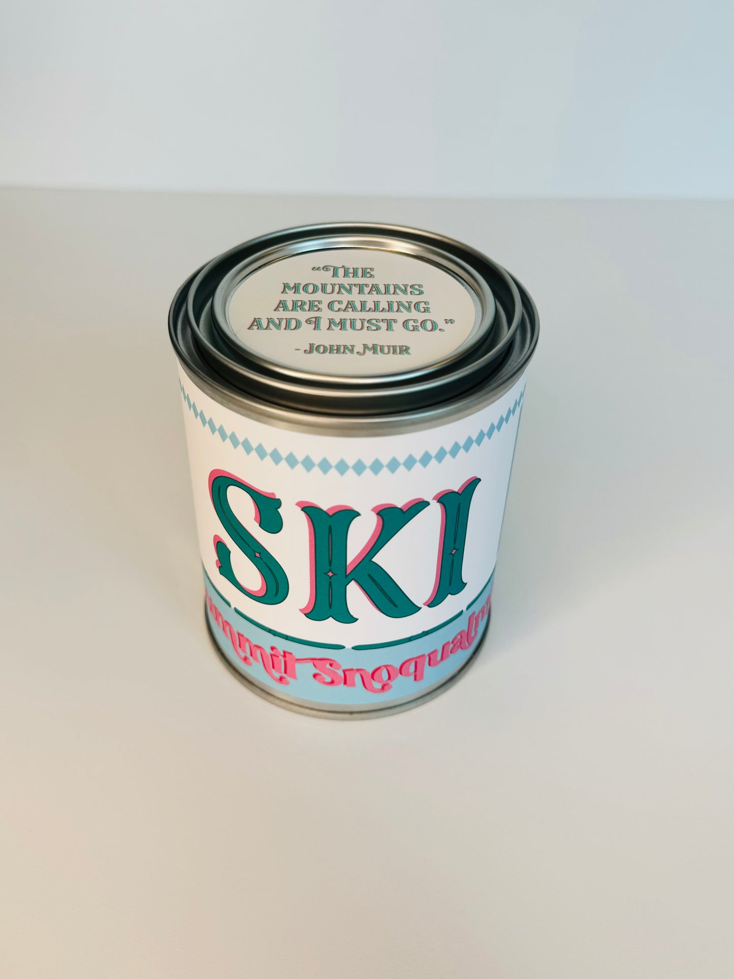 Ski Summit Snoqualmie - Paint Tin Candle