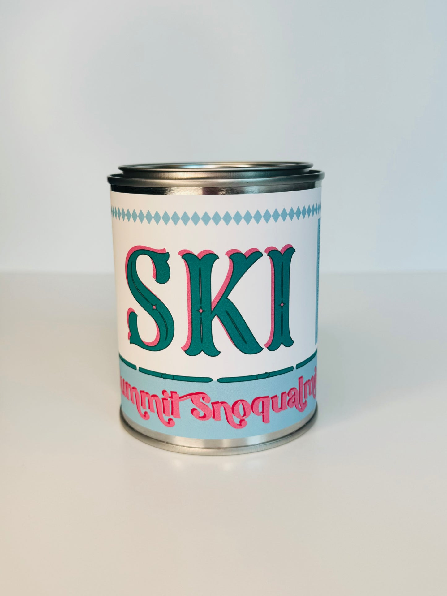 Ski Summit Snoqualmie - Paint Tin Candle