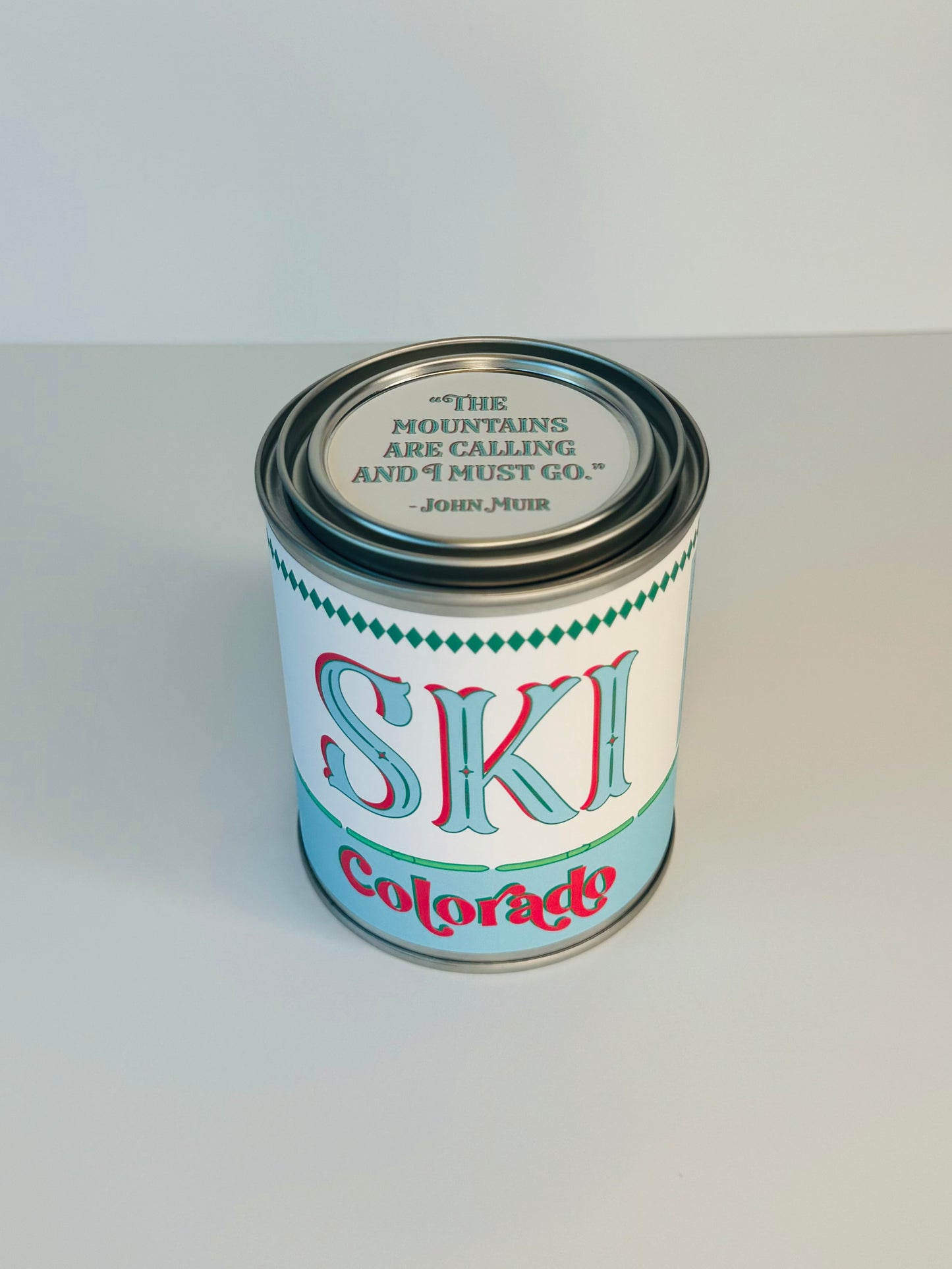 Ski Colorado - Paint Tin Candle