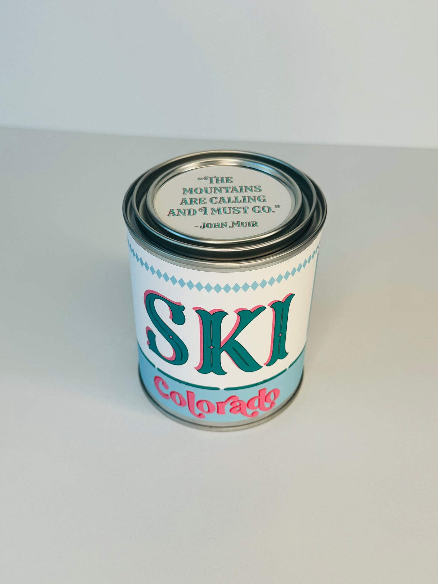 Ski Colorado - Paint Tin Candle