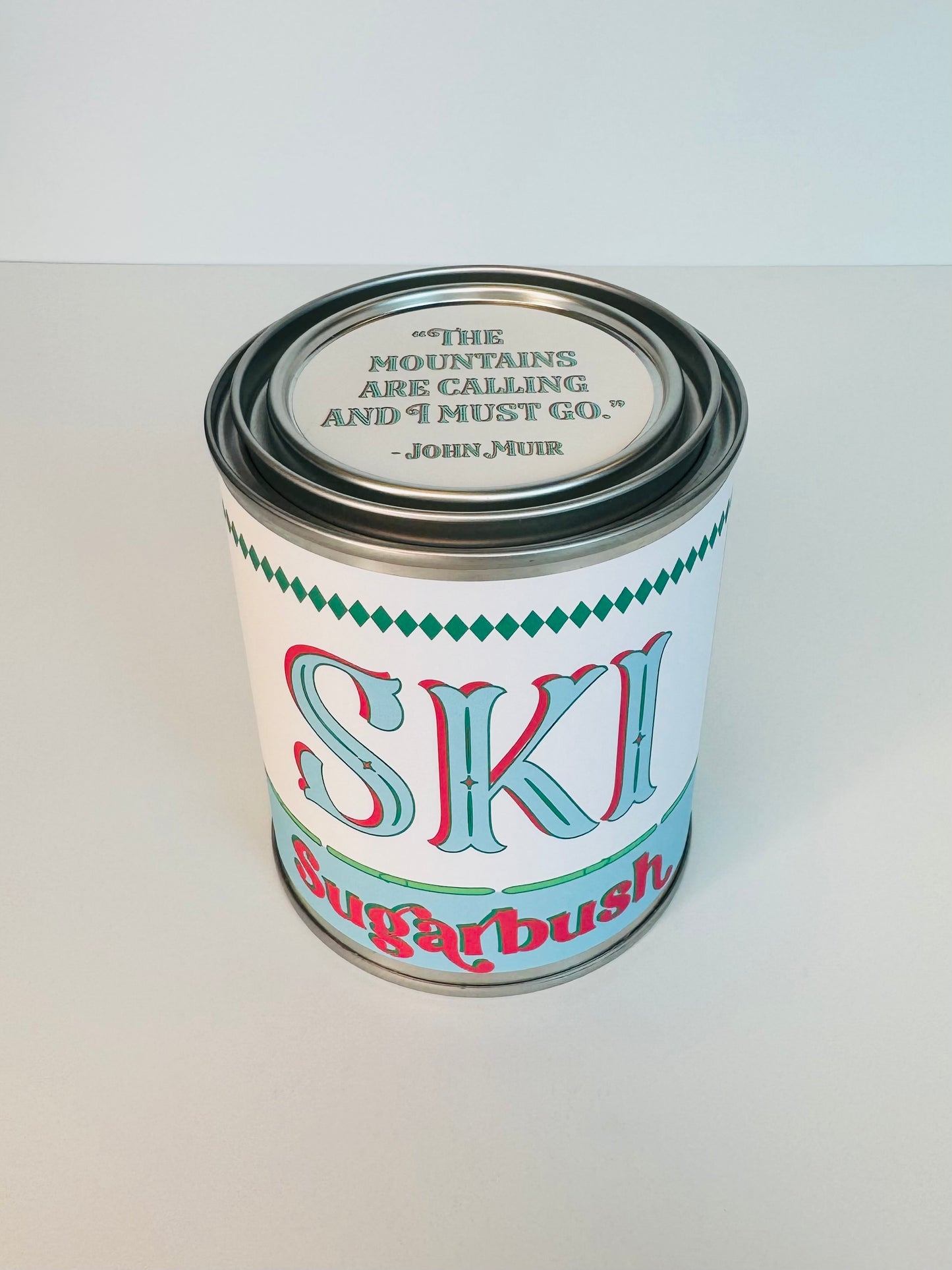Ski Sugarbush - Paint Tin Candle