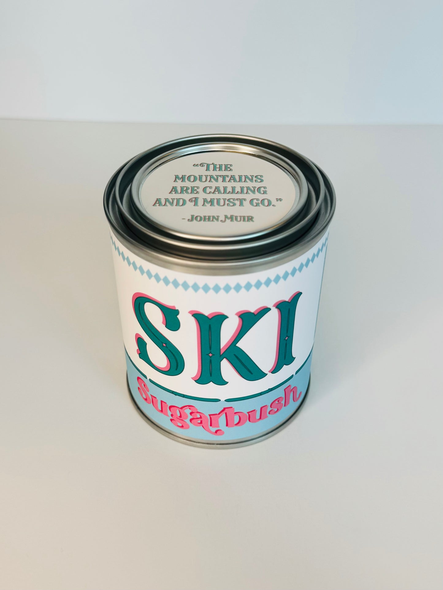 Ski Sugarbush - Paint Tin Candle