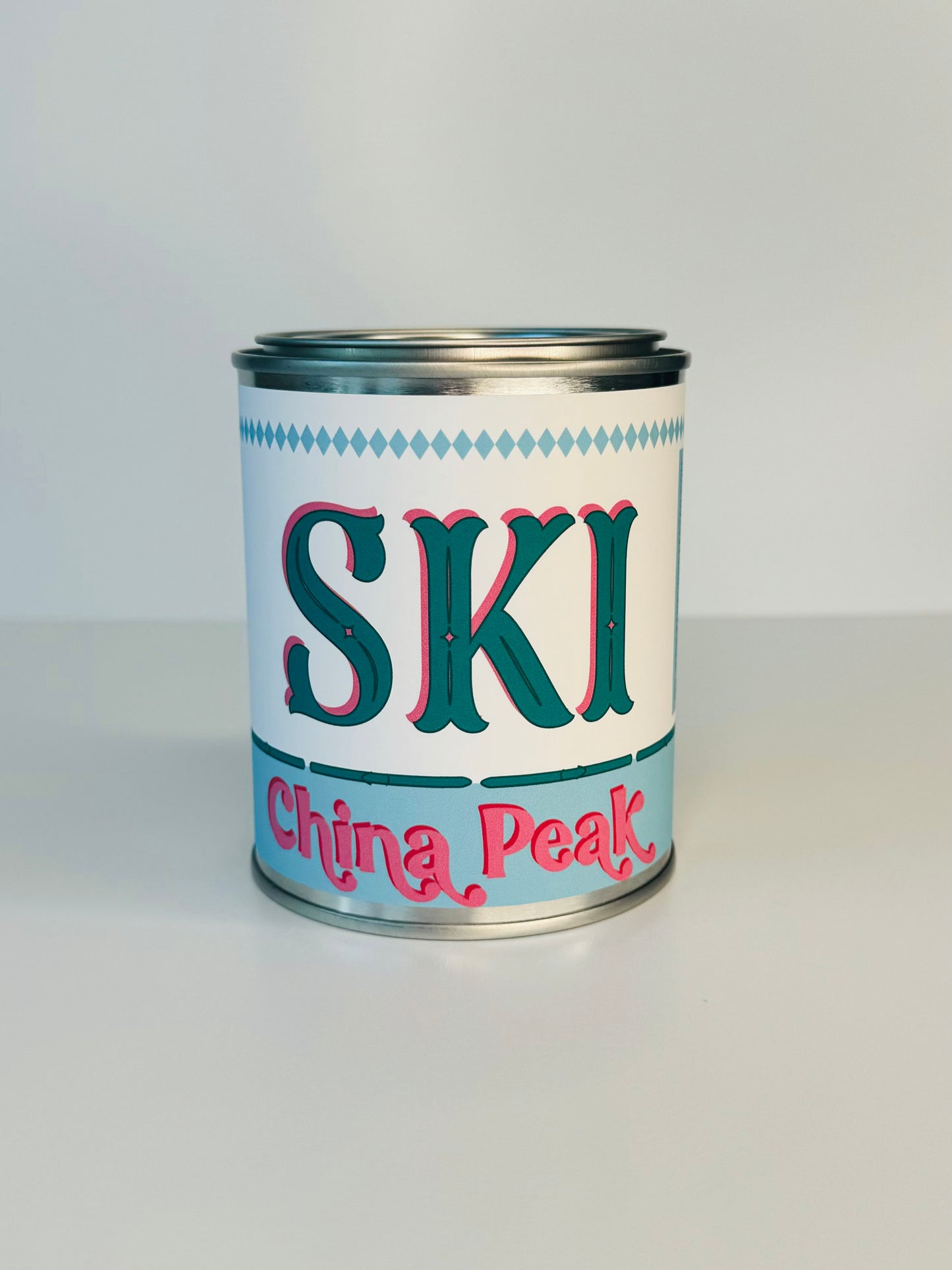 Ski China Peak - Paint Tin Candle