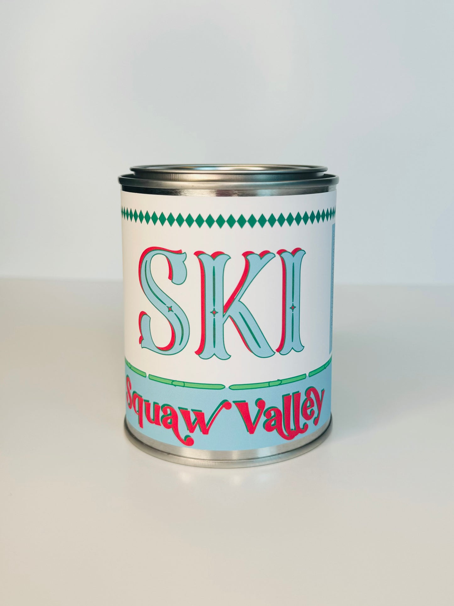 Ski Squaw Valley - Paint Tin Candle