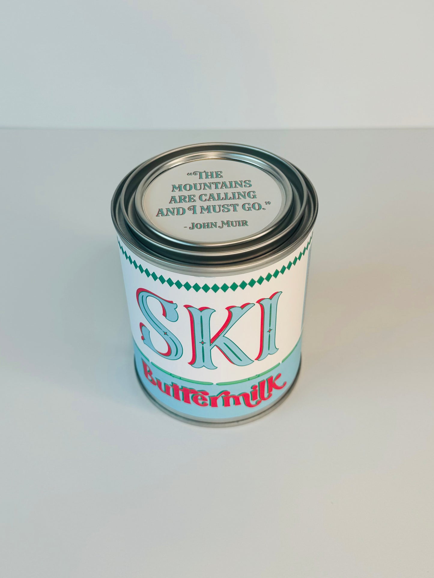 Ski Buttermilk - Paint Tin Candle