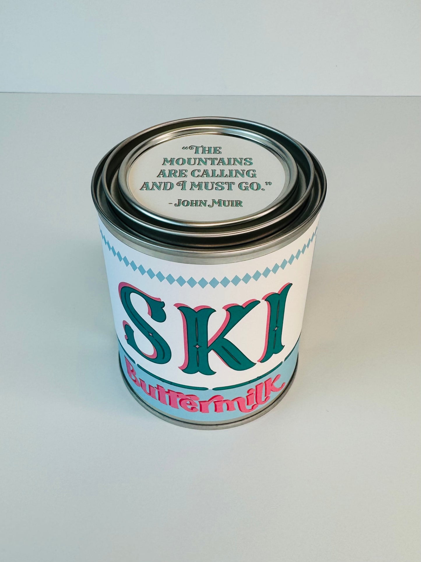 Ski Buttermilk - Paint Tin Candle