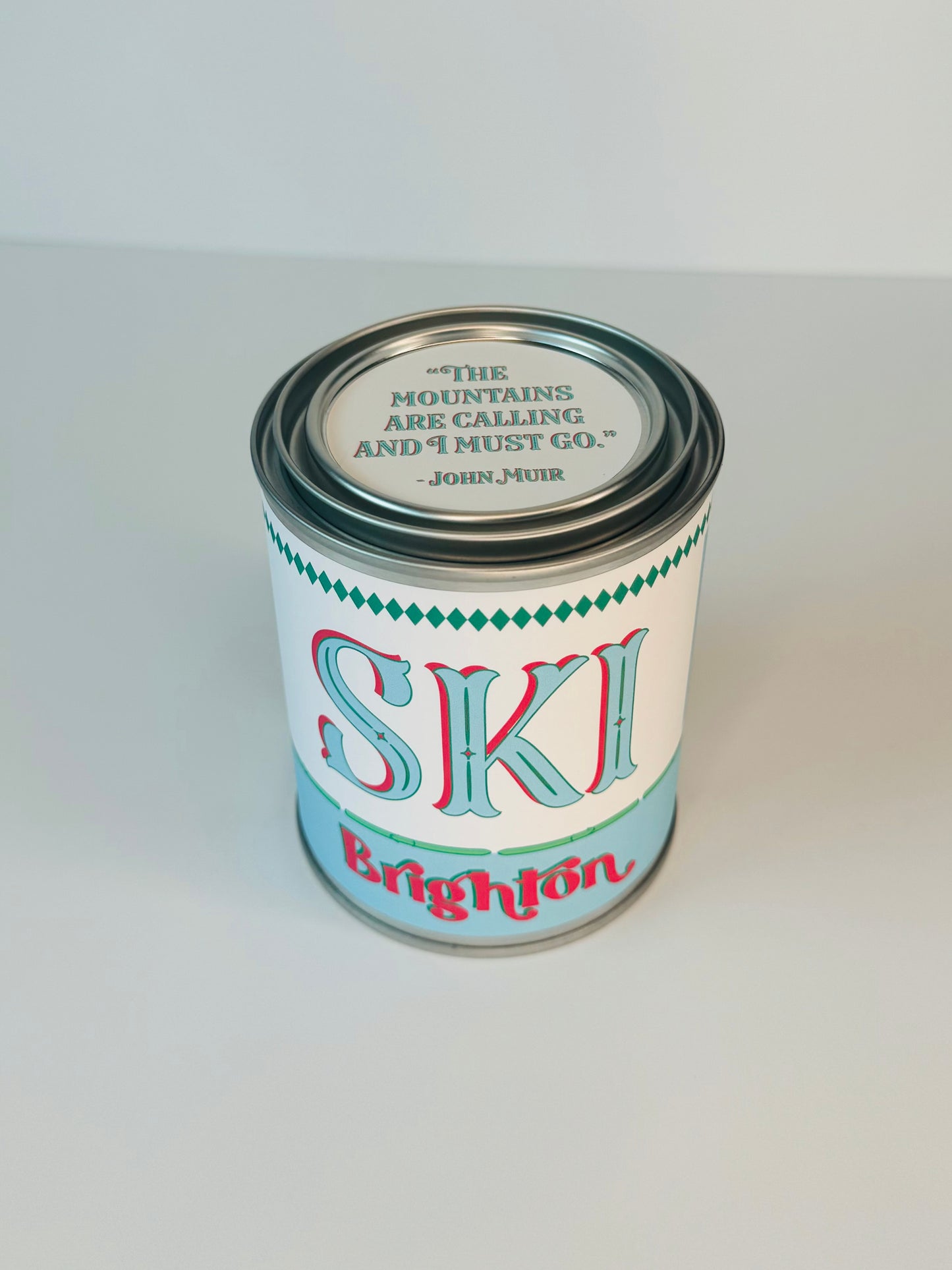 Ski Brighton - Paint Tin Candle