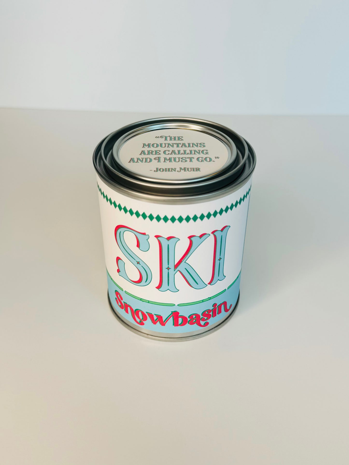 Ski Snowbasin - Paint Tin Candle