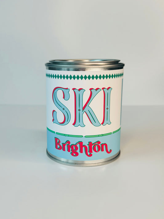 Ski Brighton - Paint Tin Candle
